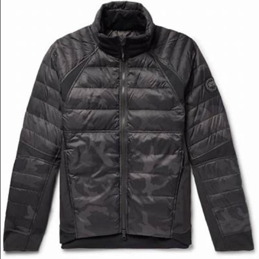 Men’s Canada Goose Hybridge Parren Jacket Black Camo Sz Small